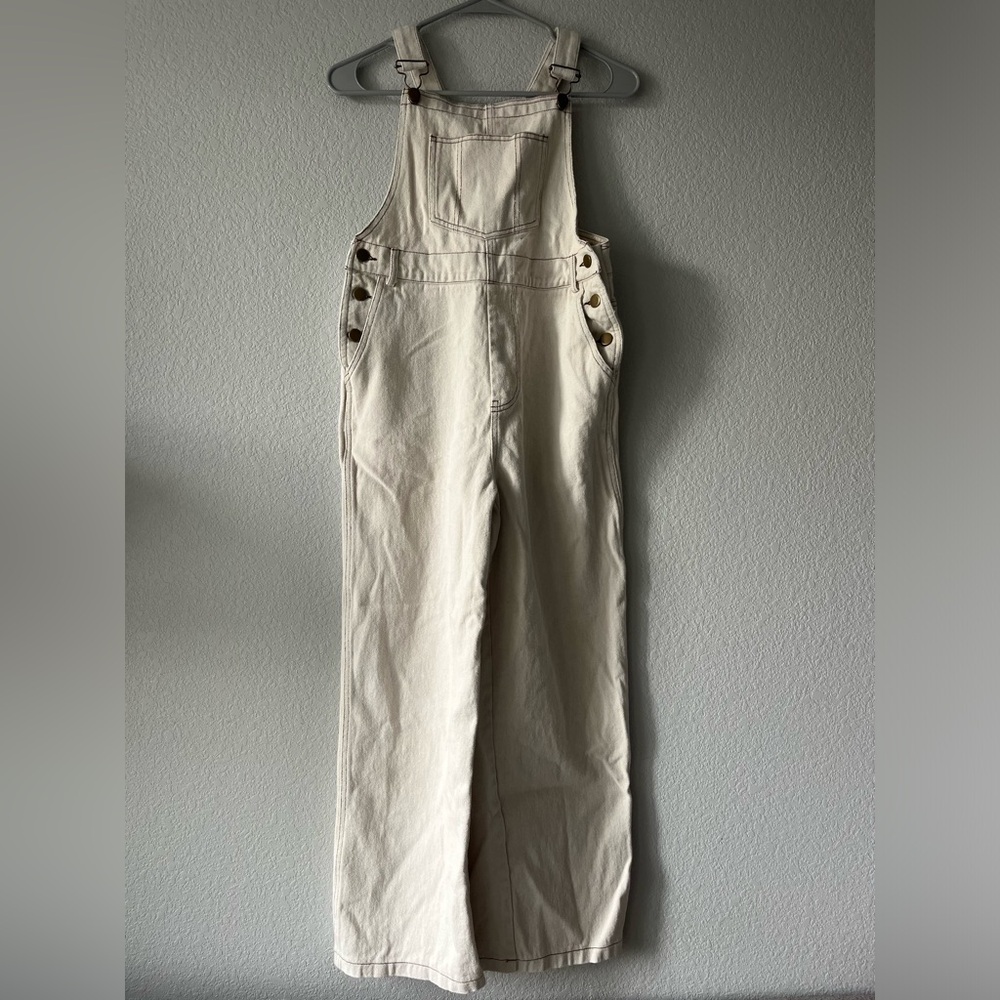 Off white Mahina overalls.